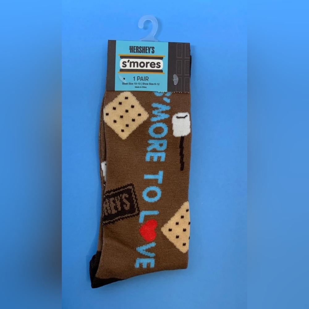 These New Hershey's S'more Socks feature a solid multicolor design inspired by t